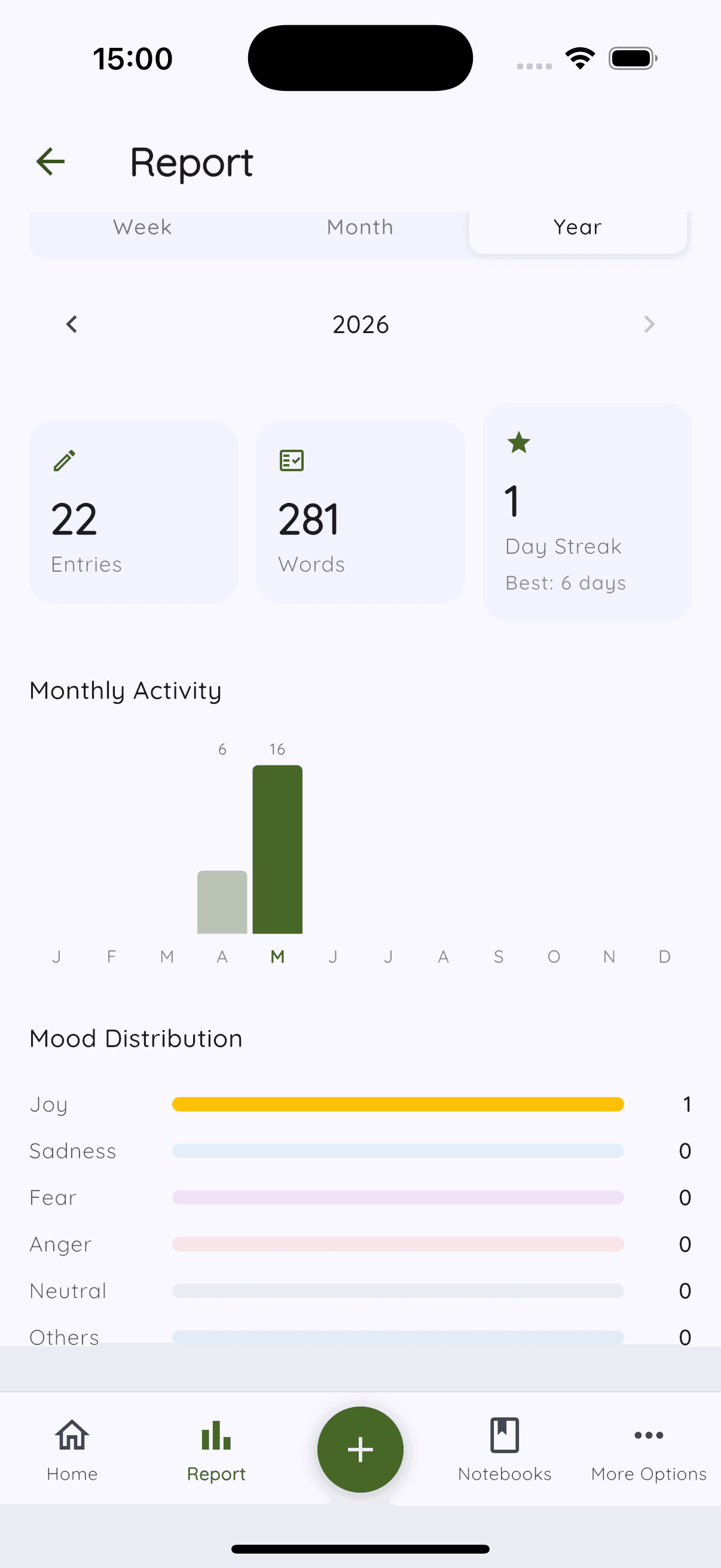 Daykept writing report