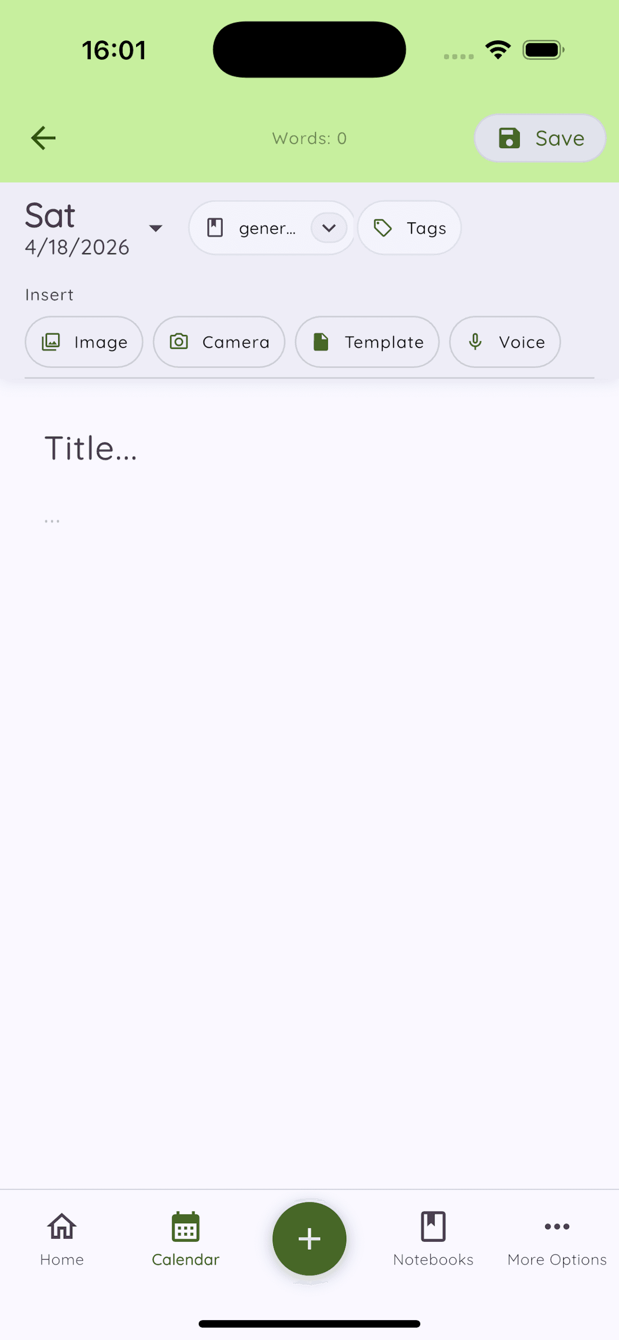 Daykept write entry